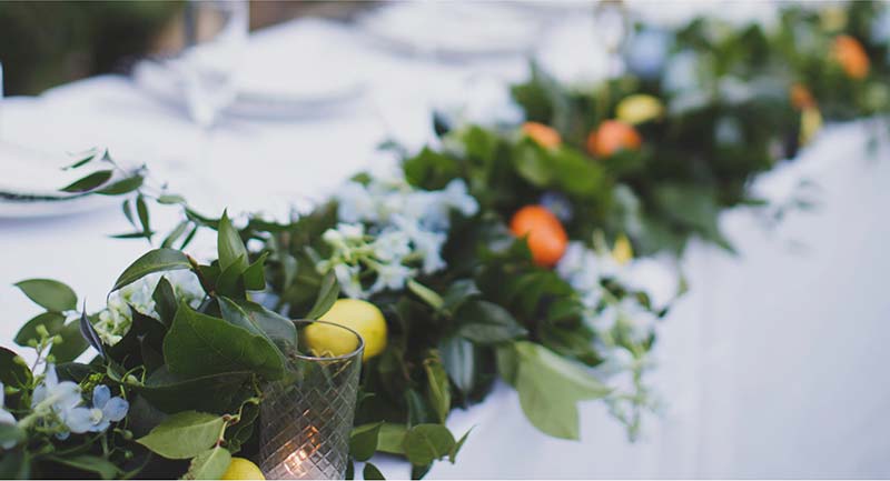 Der Blumenladen Firmendekoration